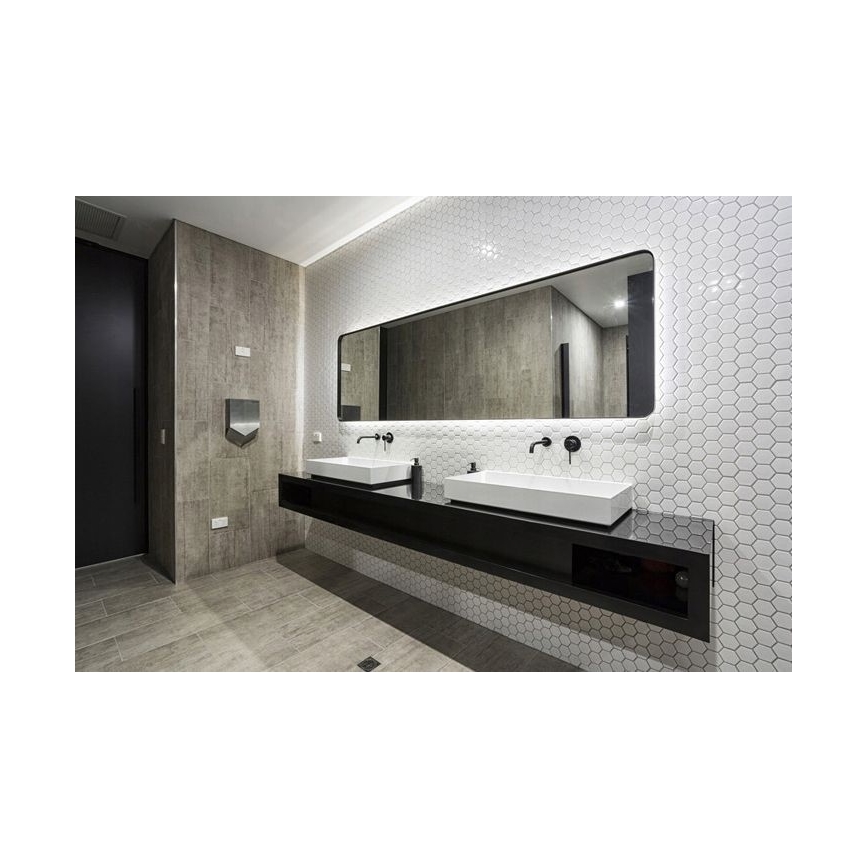 BAT-B0969 - Praustuvo maišytuvas LUNGO potinkiniam montavimui, matinė juoda