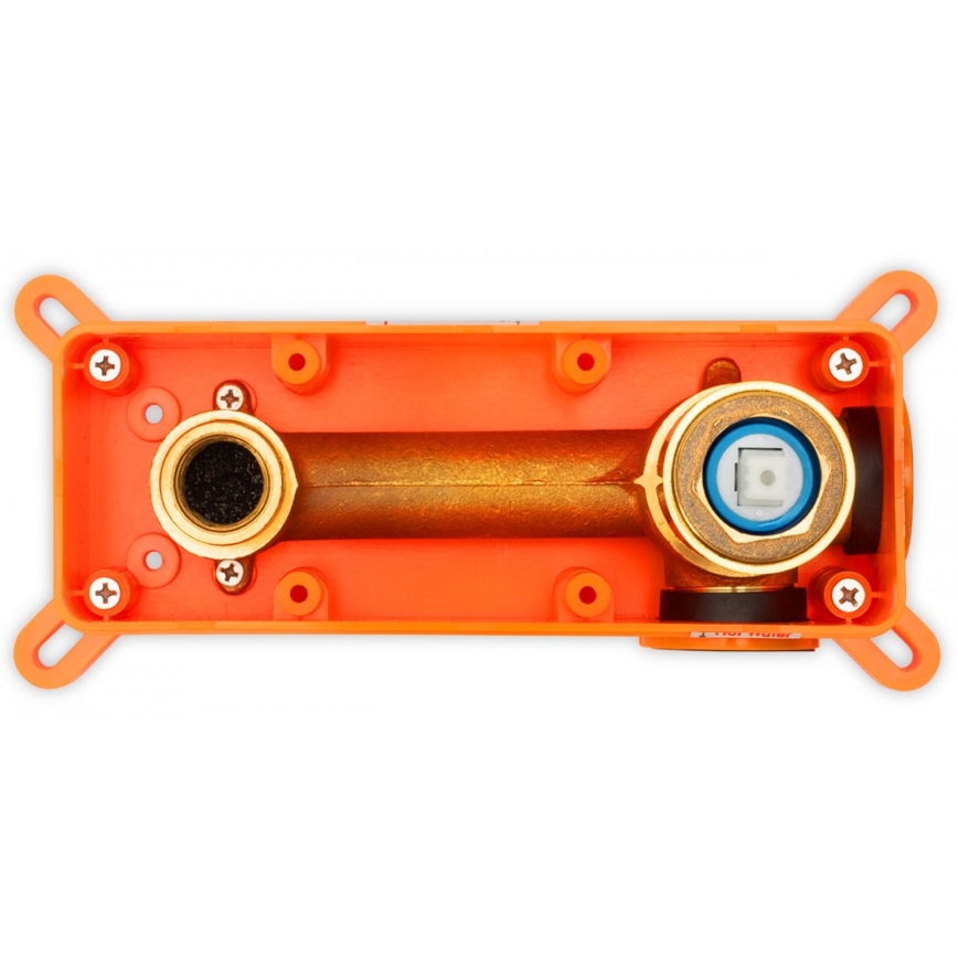 BAT-B0969 - Praustuvo maišytuvas LUNGO potinkiniam montavimui, matinė juoda