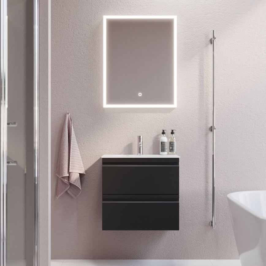 BATH DELUXE 01-060-07-58-00 - LED Vonios veidrodis su foniniu apšvietimu FORNAES LED/14,3W/230V IP44