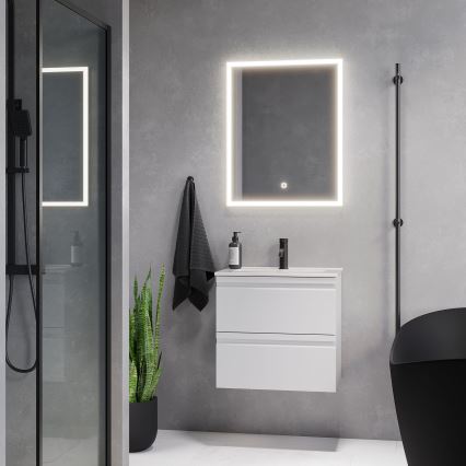 BATH DELUXE 01-060-07-58-00 - LED Vonios veidrodis su foniniu apšvietimu FORNAES LED/14,3W/230V IP44