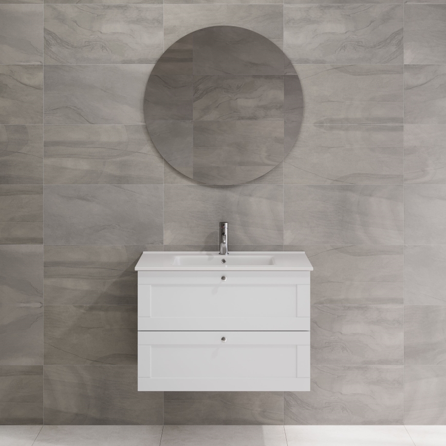 BATH DELUXE 01-080-00-58-00 - Vonios veidrodis NORDBORG diametras 80 cm