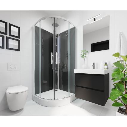 BATH DELUXE 01-080-01-58-00 - Vonios veidrodis NORDBORG 80x75 cm