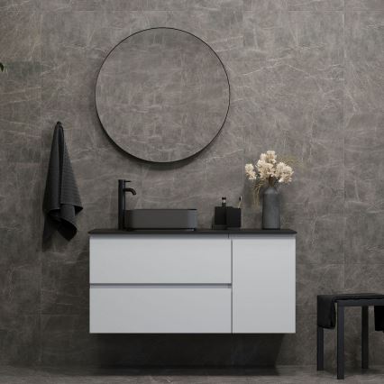 BATH DELUXE 01-080-09-02-00 - Vonios veidrodis BORGSTED diametras 80 cm juoda