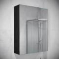 BATH DELUXE 02-050-63-02-01 - Veidrodinė vonios spintelė KENWOOD 65x50 cm matinė juoda