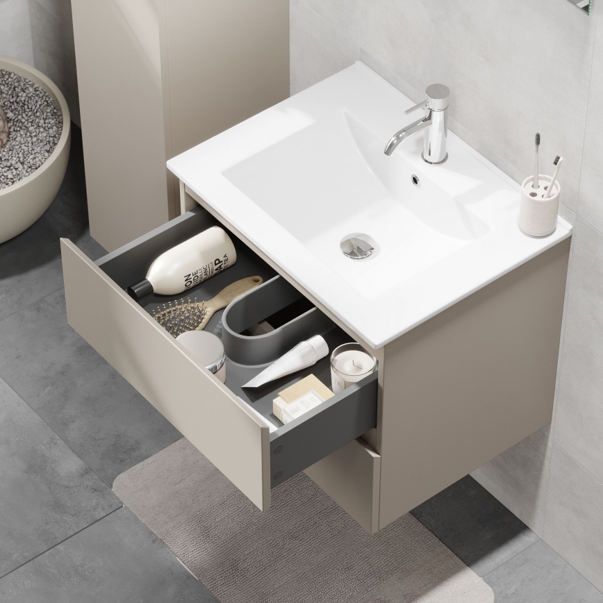 BATH DELUXE 03-060-63-29-01 - Vonios spintelė su praustuvu KENWOOD 61 cm marakesh