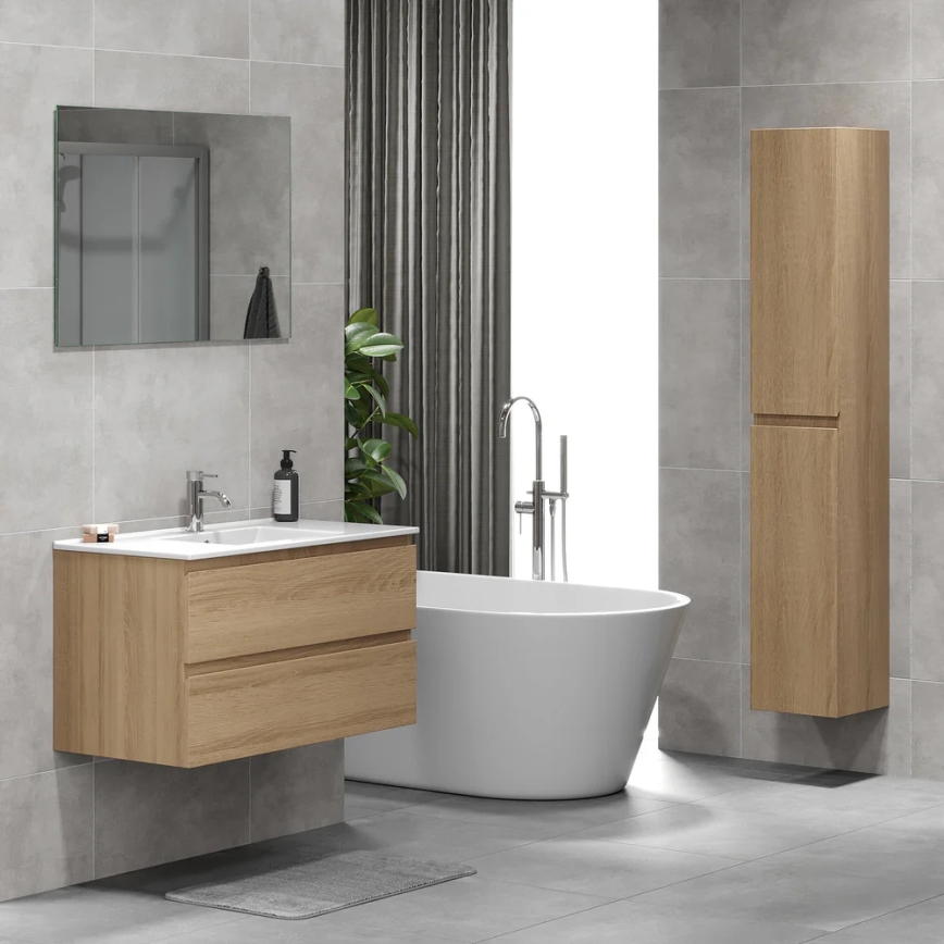 BATH DELUXE 04-030-64-86-01 - Vonios spintelė KENWOOD 186 cm ąžuolas