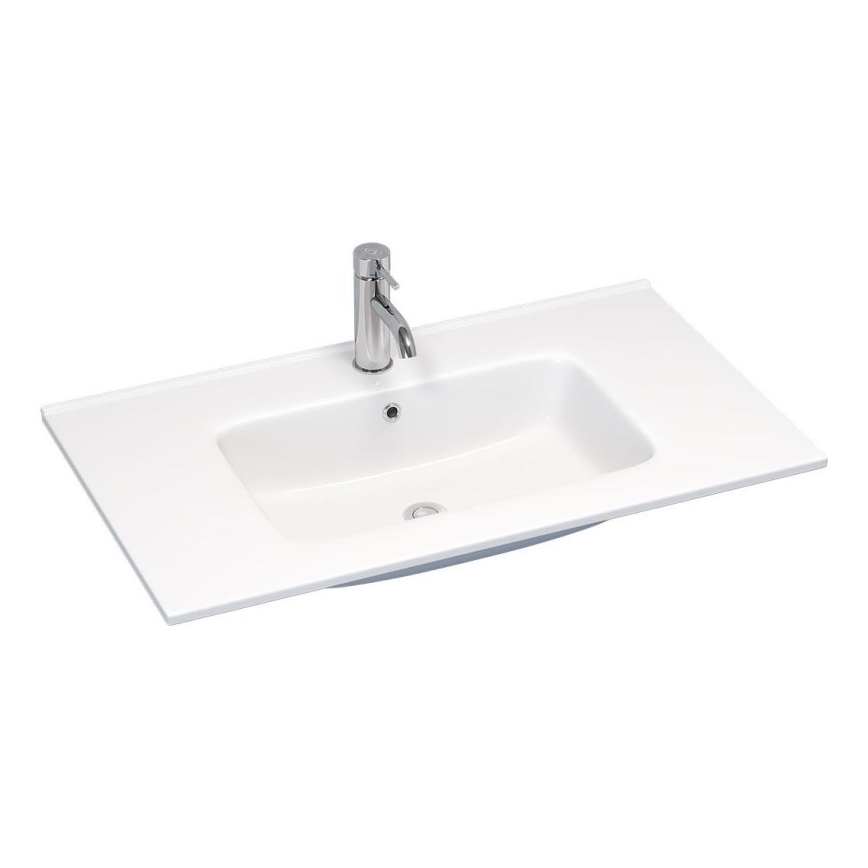 BATH DELUXE 06-080-27-11-00 - Įleidžiamas praustuvas HYGE 81x46 cm keramika/balta