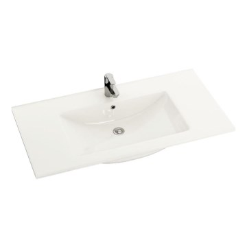 BATH DELUXE 06-090-60-11-01 - Įleidžiamas praustuvas CHICAGO 91x46,5 cm keramika/balta