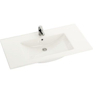 BATH DELUXE 06-090-60-11-01 - Įleidžiamas praustuvas CHICAGO 91x46,5 cm keramika/balta