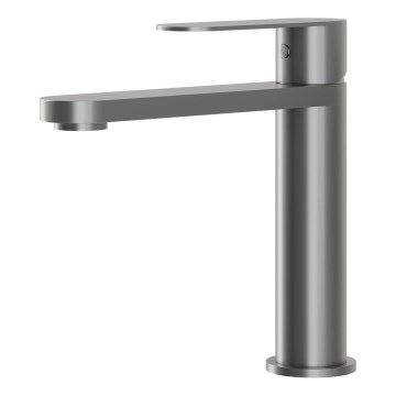 BATH DELUXE 28-017-02-73-02 - Praustuvo čiaupas TARNBY 17,3 cm miltelių pavidalo pilka