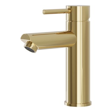 BATH DELUXE 28-017-03-64-02 - Praustuvo čiaupas RINGSTED 17,8 cm blizgus žalvaris