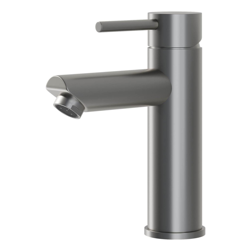 BATH DELUXE 28-017-03-73-02 - Praustuvo čiaupas RINGSTED 17,8 cm miltelių pavidalo pilka
