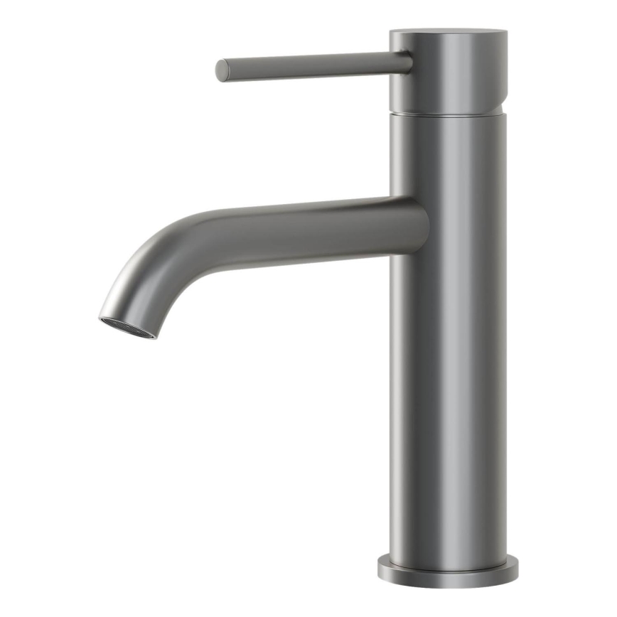 BATH DELUXE 28-018-01-73-02 - Praustuvo čiaupas SOVANG 18,3 cm miltelių pavidalo pilka