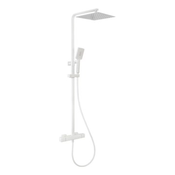 BATH DELUXE 31-120-06-01-00 - Dušo komplektas su termostatiniu maišytuvu NAESBY matinė balta