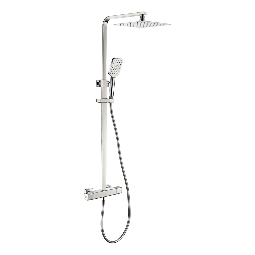 BATH DELUXE 31-120-06-60-00 - Dušo komplektas su termostatiniu maišytuvu NAESBY blizgus chromas