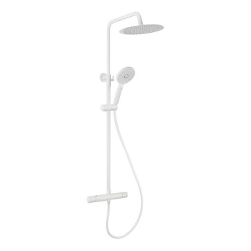 BATH DELUXE 31-120-07-01-00 - Dušo komplektas su termostatiniu maišytuvu DRAGOR matinė balta