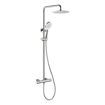 BATH DELUXE 31-120-07-60-00 - Dušo komplektas su termostatiniu maišytuvu DRAGOR blizgus chromas