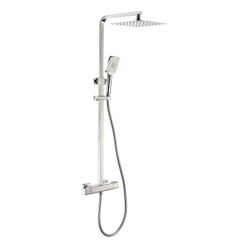 BATH DELUXE 31-120-08-60-00 - Dušo komplektas su termostatiniu maišytuvu NAESBY blizgus chromas
