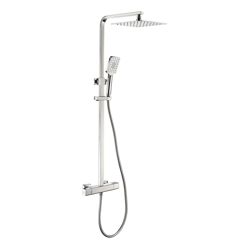 BATH DELUXE 31-120-08-60-00 - Dušo komplektas su termostatiniu maišytuvu NAESBY blizgus chromas