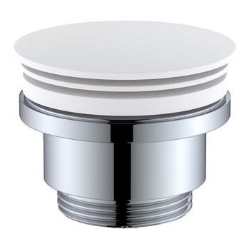 BATH DELUXE 33-004-05-01-04 - Kriauklės atliekų surinkėjas RODBY diametras 6,6 cm balta