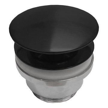 BATH DELUXE 33-004-05-02-04 - Kriauklės atliekų surinkėjas RODBY diametras 6,6 cm juoda