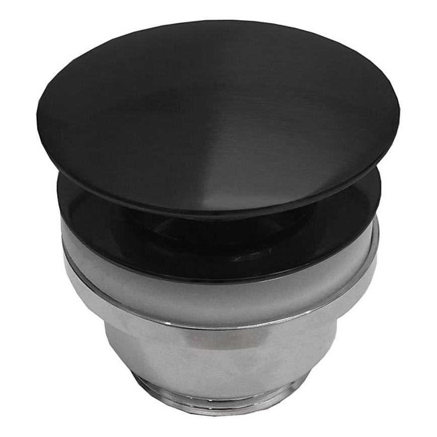 BATH DELUXE 33-004-05-02-04 - Kriauklės atliekų surinkėjas RODBY diametras 6,6 cm juoda
