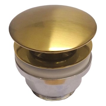 BATH DELUXE 33-004-05-64-04 - Kriauklės atliekų surinkėjas RODBY diametras 6,6 cm blizgus žalvaris