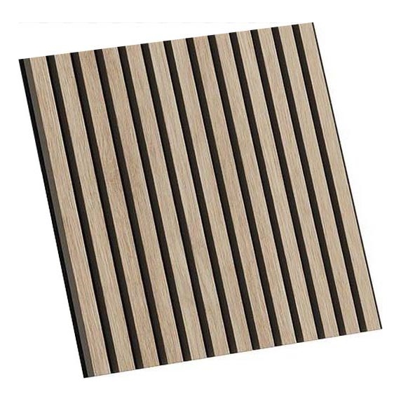BATH DELUXE 54-060-08-86-12 - KOMPLEKTAS 4x Akustinė sienų plokštė DANVIKEN 60x60 cm ąžuolas