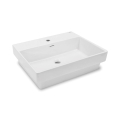 Bathco 0062 - Įleidžiamas praustuvas FUNCHAL 55x45 cm porcelanas/baltas