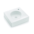 Bathco 0081 - Praustuvas ant stalviršio GOTA 45x45 cm porcelianas/baltas