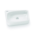 Bathco 4001 - Praustuvas montuojamas ant stalviršio ARAGON 50x40,5 cm porcelianas/balta