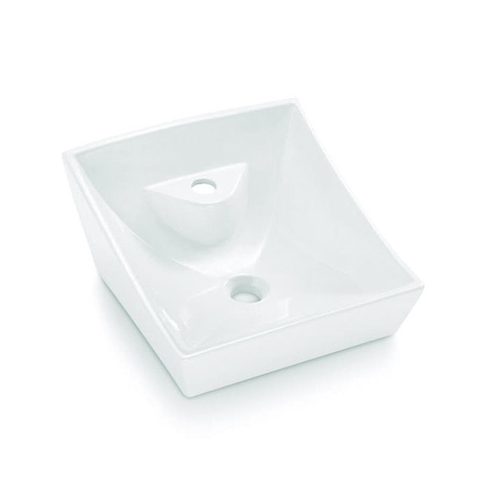 Bathco 4002 - SORIA stalviršinis praustuvas 40x41 cm porcelianas/baltas