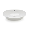 Bathco 4038 - Ant stalviršio montuojama praustuvė TOULOUSE 59x42 cm porcelianas/balta