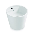 Bathco 4057 - FLORENCIA stalviršio praustuvas, Ø 42 cm, porcelianas/balta