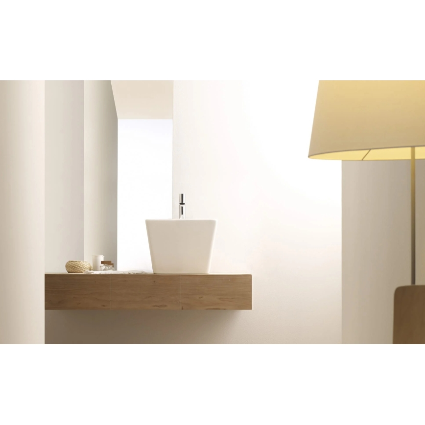 Bathco 4059 - Praustuvas ant stalviršio GENOVA 42x42 cm porcelianas/balta