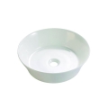 Bathco 4086 - Ant stalviršio montuojamas praustuvas VOLTA, skersmuo 35 cm, porcelianas/balta