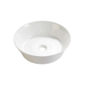 Bathco 4087 - Ant stalviršio pastatomas praustuvas VOLTA Ø 42 cm porcelianas/balta