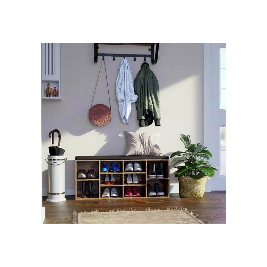 Batų spintelė DAVOR ruda