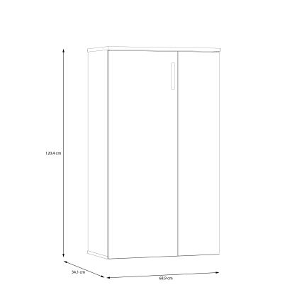 Batų spintelė ETON, artisan ąžuolas