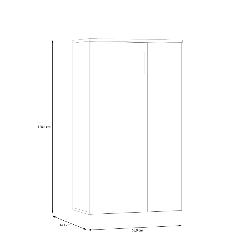 Batų spintelė ETON, artisan ąžuolas