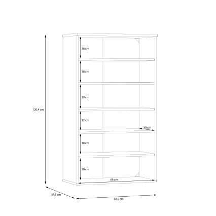 Batų spintelė ETON, artisan ąžuolas