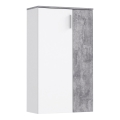 Batų spintelė ETON, balta/pilka (betonas)