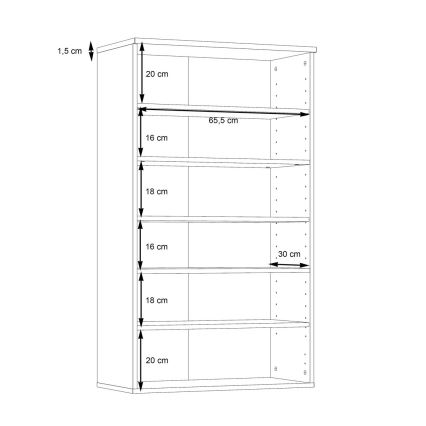 Batų spintelė ETON ruda/antracitinė