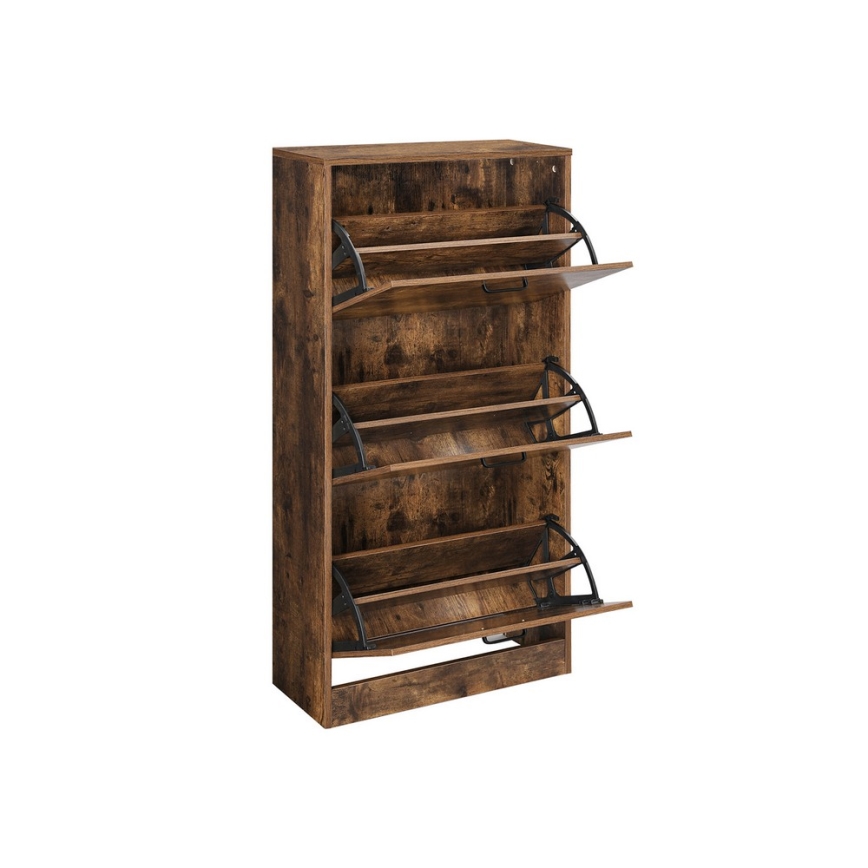 Batų spintelė FIRA, rudos spalvos