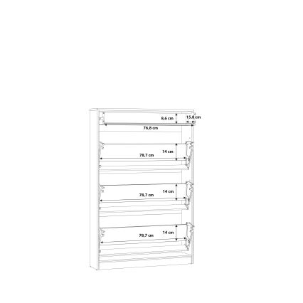 Batų spintelė KAVI, artisan ąžuolas