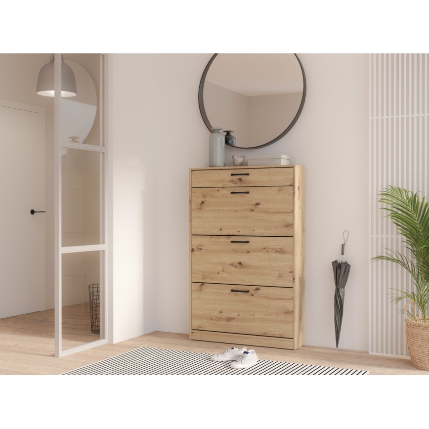 Batų spintelė KAVI — ąžuolas Artisan