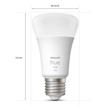 Bazinis komplektas Philips Hue WHITE 3xE27/9,5W 2700K + sujungimo įrenginys