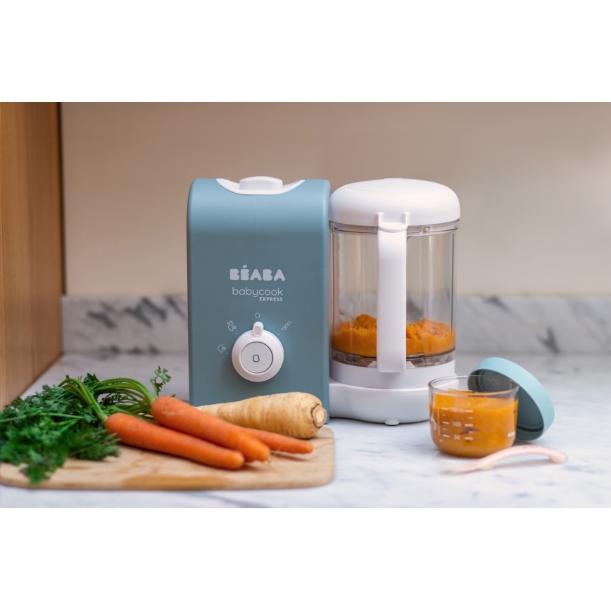 Beaba - Garų viryklė 2in1 BABYCOOK EXPRESS mėlyna