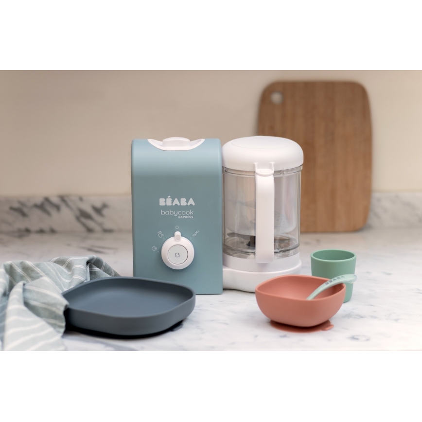 Beaba - Garų viryklė 2in1 BABYCOOK EXPRESS mėlyna