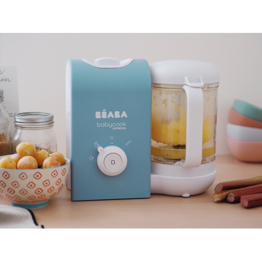 Beaba - Garų viryklė 2in1 BABYCOOK EXPRESS mėlyna